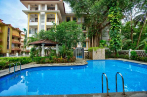 Cozy 2BHK Pool Apartment in candolim
